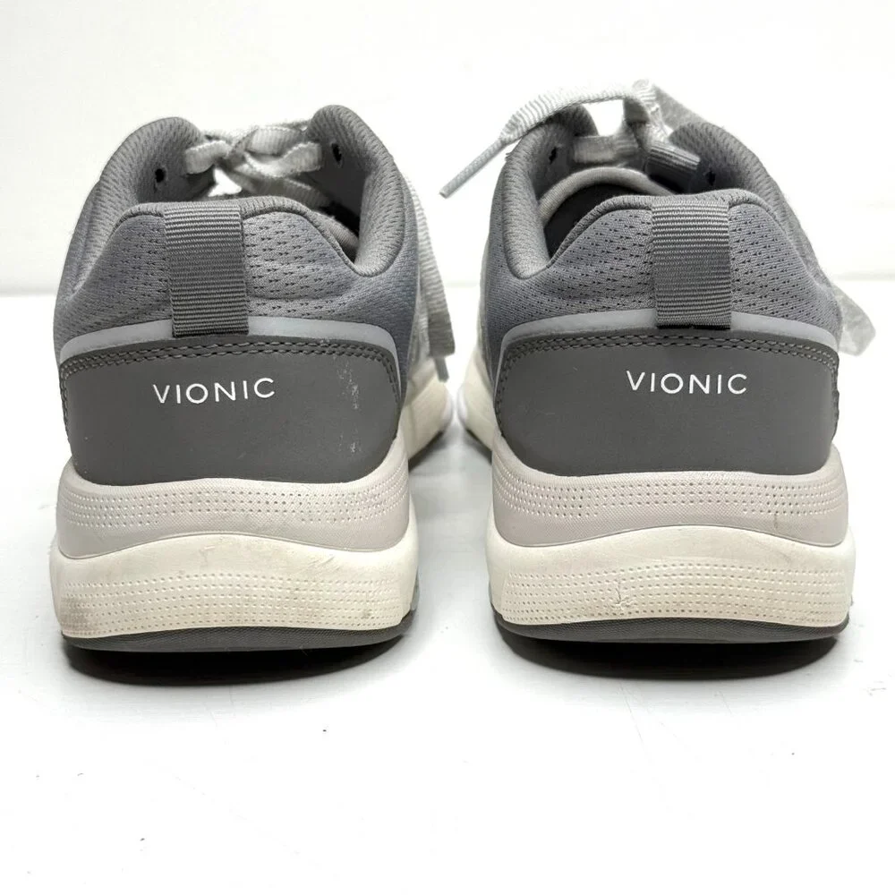 Vionic Walk Strider Comfort Sneakers Womens 7 Gray Charcoal